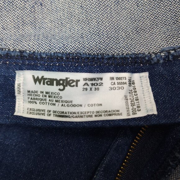 Wrangler Cowboy Cut Original Fit Jeans 29x30 Men 100% Cotton Denim Pro Rodeo - Picture 6 of 9
